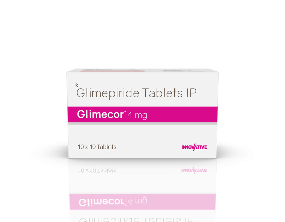 Glimecor 4 mg Tablets (IOSIS) Front