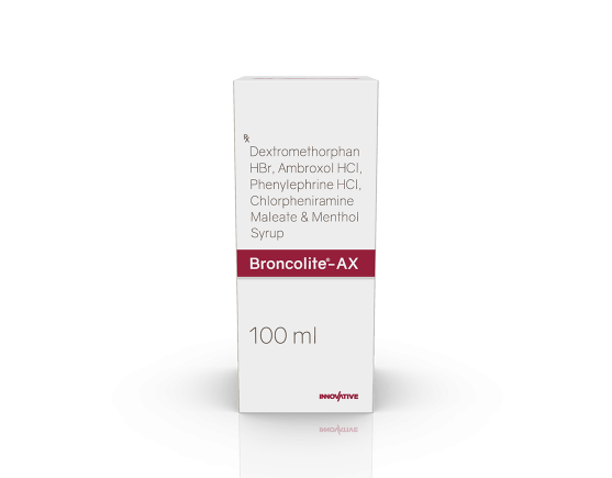 Broncolite-AX Syrup 100 ml (IOSIS) Front