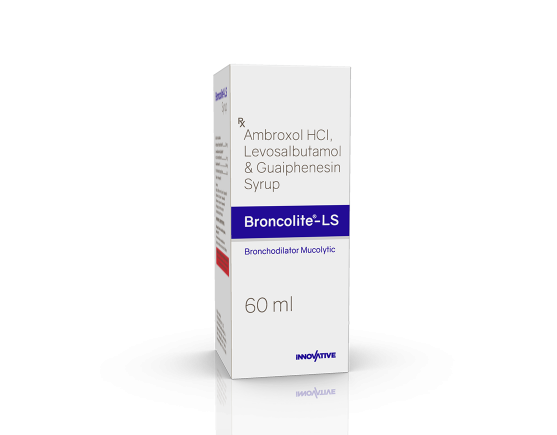 Broncolite-LS Syrup 60 ml (IOSIS) Left