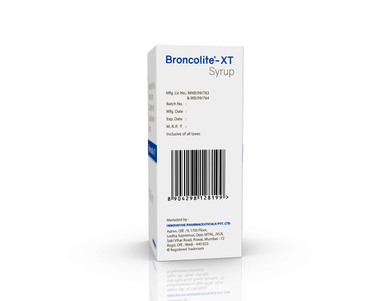 Broncolite-XT Syrup 100 ml (IOSIS) Left Side