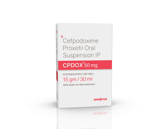 CPDOX 50 mg Dry Syrup (Polestar) Left