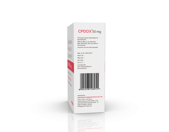 CPDOX 50 mg Dry Syrup (Polestar) Left Side