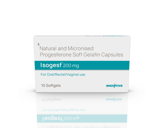 Isogest 200 Softgels (Aqua Parentral) (Inner) Front