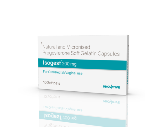 Isogest 200 Softgels (Aqua Parentral) (Inner) Right