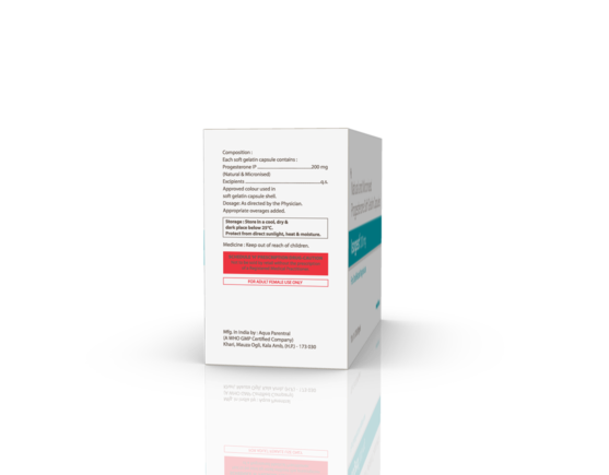 Isogest 200 Softgels (Aqua Parentral) (Outer) Composition