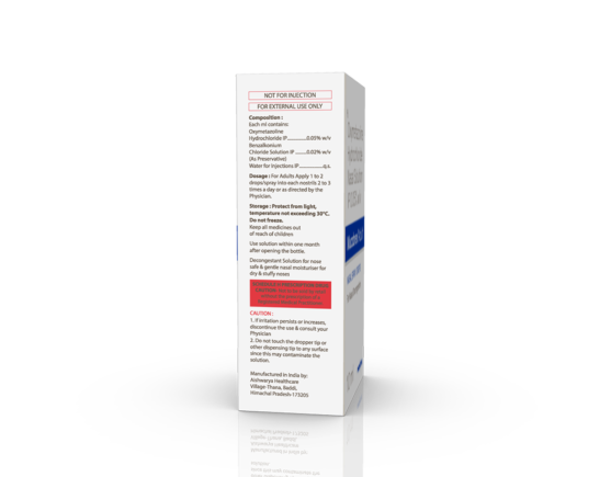 Mucobrex Adult Nasal Spray 10 ml (Aishwariya Healthcare) Right Side