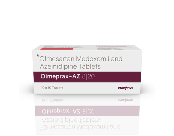 Olmeprax-AZ 8 20 Tablets (IOSIS) Front