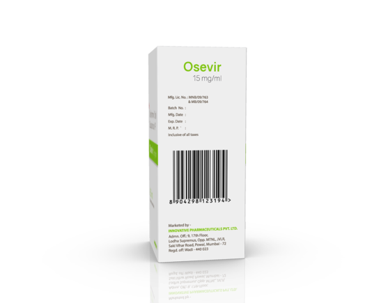 Osevir Suspension 60 ml (IOSIS) Left Side