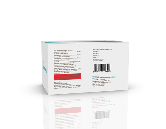 Rabepep-DSR 40 mg Capsules (IOSIS) Barcode & Composition
