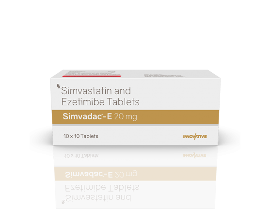 Simvadac-E 20 mg Tablets (IOSIS) Front