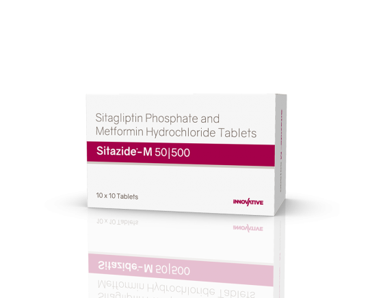 Sitazide-M 50 500 Tablets (IOSIS) Right