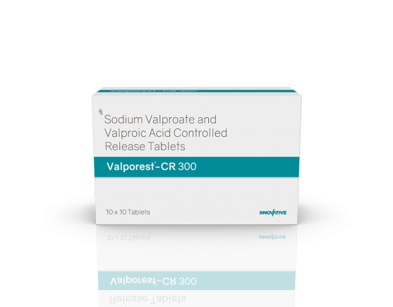 Valporest-CR 300 Tablets (IOSIS) Front