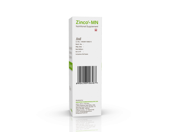 Zinco-MN Syrup 300 ml (IOSIS) Left side