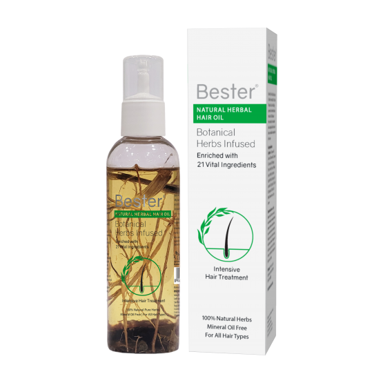 Bester Natural Herbal Hair Oil (Herb Infused)