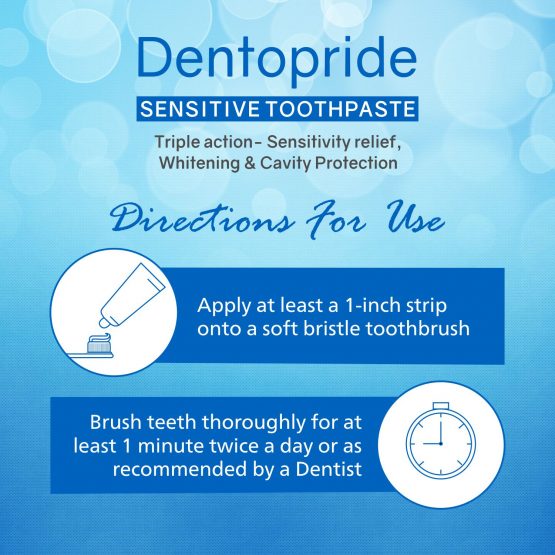Dentopride Sensitive Toothpaste Listing 50 gm 07