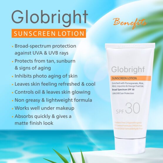 Globright Sunscreen Lotion (SPF 30) 50 ml 05