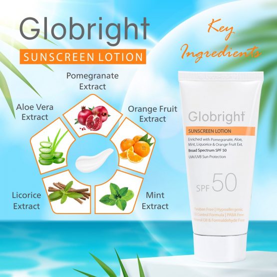 Globright Sunscreen Lotion (SPF 50) 50 ml 04