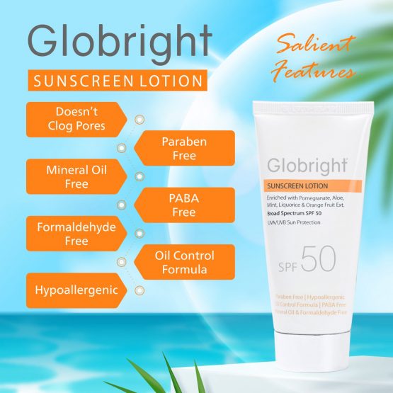 Globright Sunscreen Lotion (SPF 50) 50 ml 06