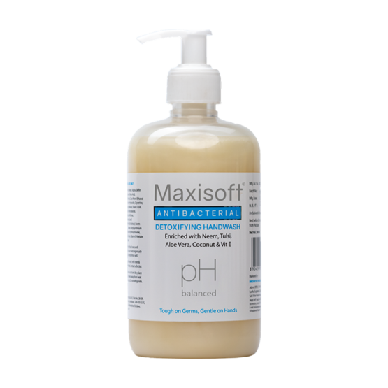 Maxisoft Antibacterial Detoxifying <strong>Hand Wash</strong> 500 ml