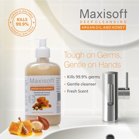 Maxisoft Argan Oil & Honey <strong>Hand Wash</strong> 500 ml 05