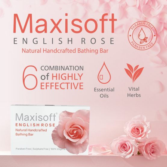 Maxisoft English Rose Bathing Bar 75 gm 03