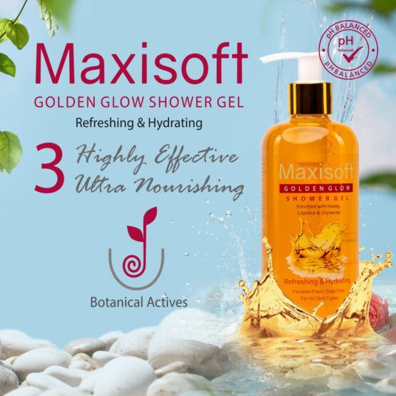 Maxisoft Golden Glow Refreshing & Hydrating Shower Gel Listing 03