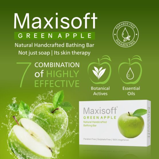 Maxisoft Green Apple Bathing Bar 03