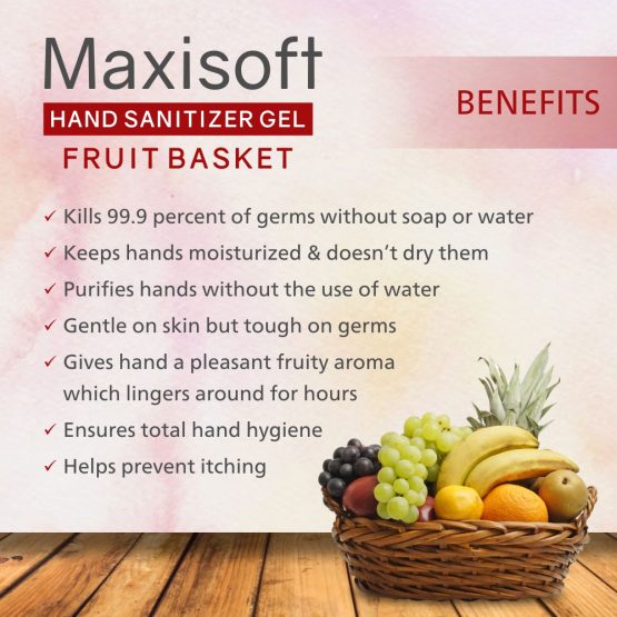 Maxisoft Hand Sanitizer Gel Fruit Basket 500ml 06