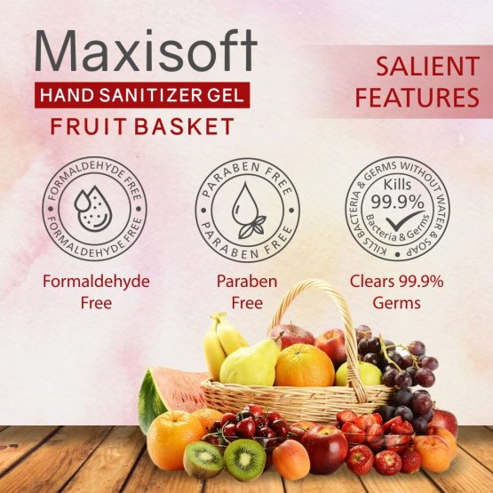 Maxisoft Hand Sanitizer Gel Fruit Basket 500ml 07