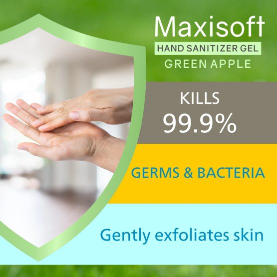 Maxisoft Hand Sanitizer (Gel) Green Apple 60 ml 05