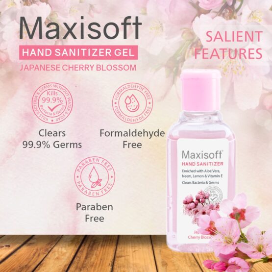 Maxisoft Hand Sanitizer (Gel) Japanese Cherry Blossom 60 ml-8