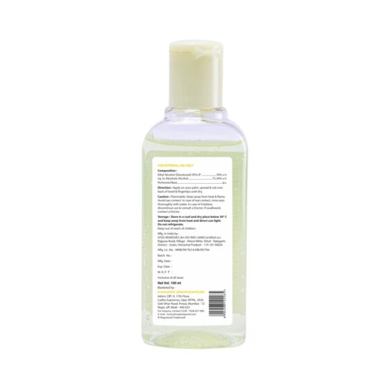 Maxisoft Hand Sanitizer (Gel) Refreshing Lemon & Mint 100 ml Listing 02