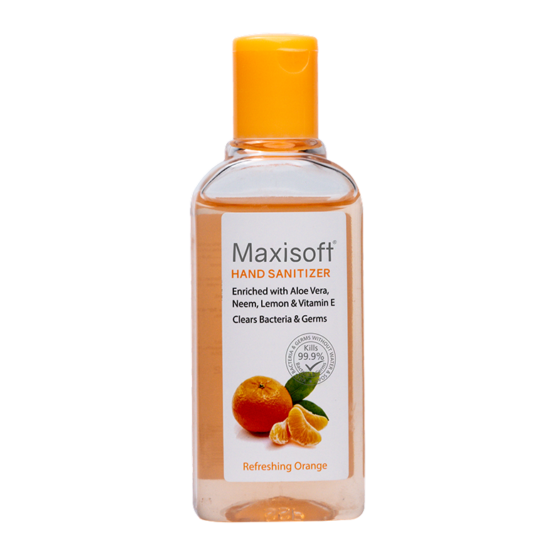 Maxisoft Hand Sanitizer (Gel) Refreshing Orange 100 ml Listing