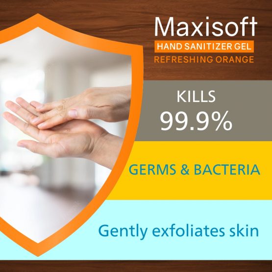 Maxisoft Hand Sanitizer (Gel) Refreshing Orange 100 ml Listing 05