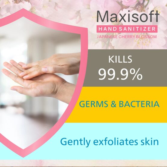 Maxisoft Hand Sanitizer Japanese Cherry Blossom 60 ml New Bottle-6