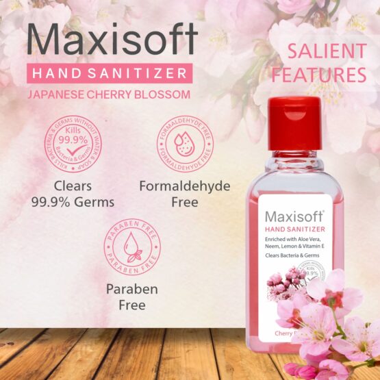 Maxisoft Hand Sanitizer Japanese Cherry Blossom 60 ml New Bottle-8