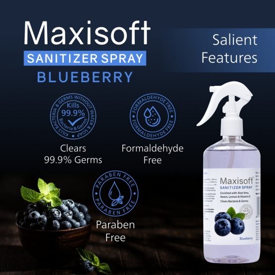 Maxisoft Hand Sanitizer (Spray) Blueberry 500 ml Listing 07