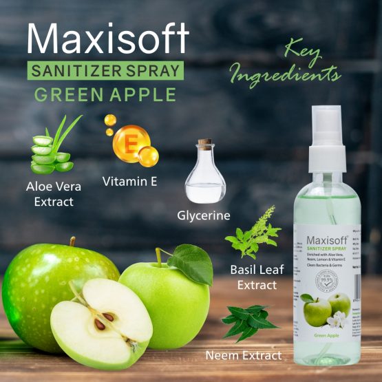 Maxisoft Hand Sanitizer (Spray) Green Apple 120 ml 04