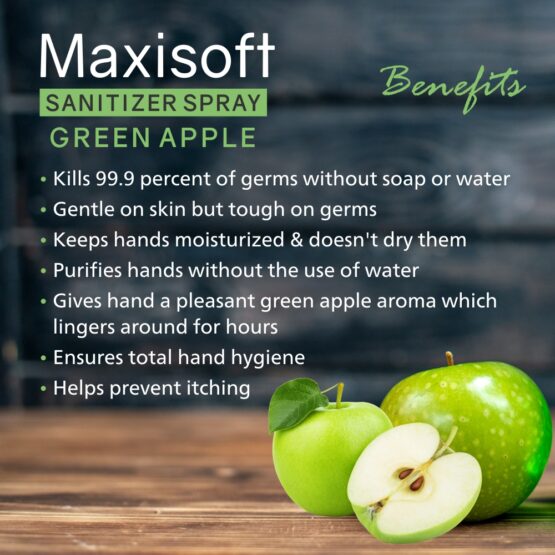 Maxisoft Hand Sanitizer (Spray) Green Apple 120 ml 06