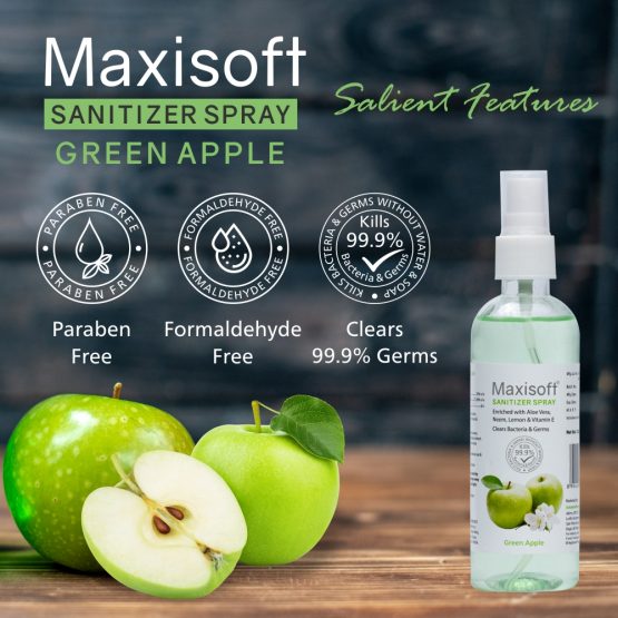 Maxisoft Hand Sanitizer (Spray) Green Apple 120 ml 07