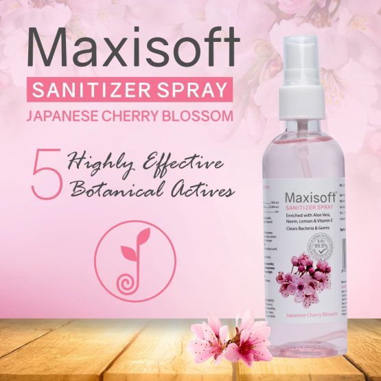 Maxisoft Hand Sanitizer (Spray) Japanese Cherry Blossom 120 ml 03