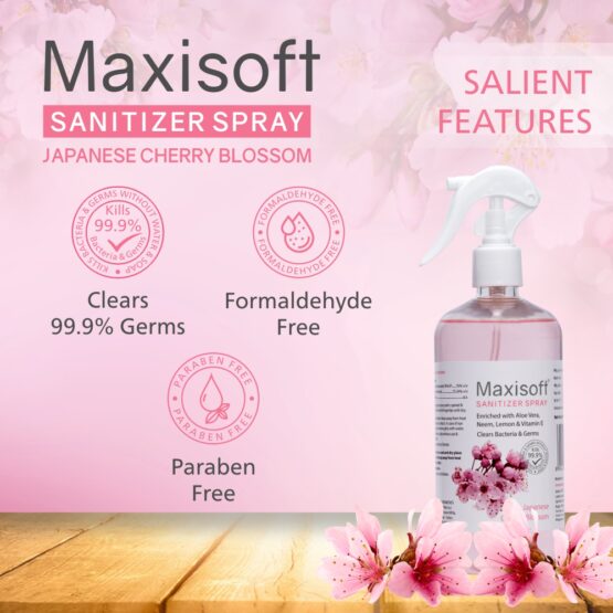 Maxisoft Hand Sanitizer (Spray) Japanese Cherry Blossom 500 ml 07