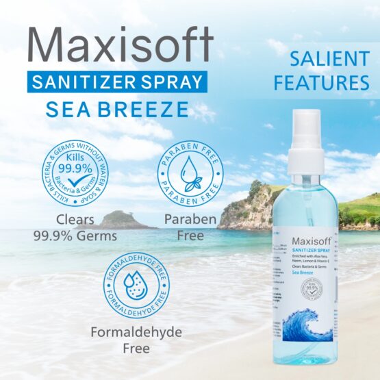 Maxisoft Hand Sanitizer (Spray) Sea Breeze 120 ml 07