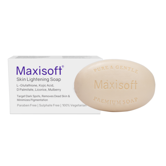 Maxisoft Skin Lightening Soap Listing_NEW_100gm_