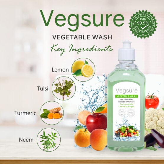 Vegsure Vegetable and Fruit Wash 500 ml Listing 04