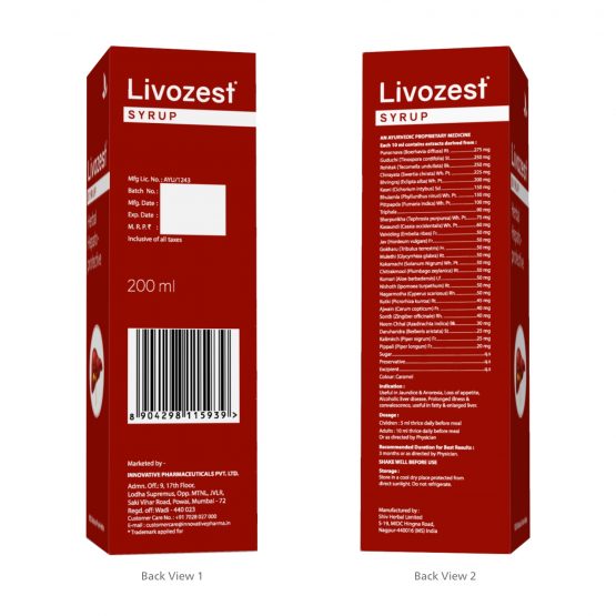 Livozest Syrup 200 ml Listing 02