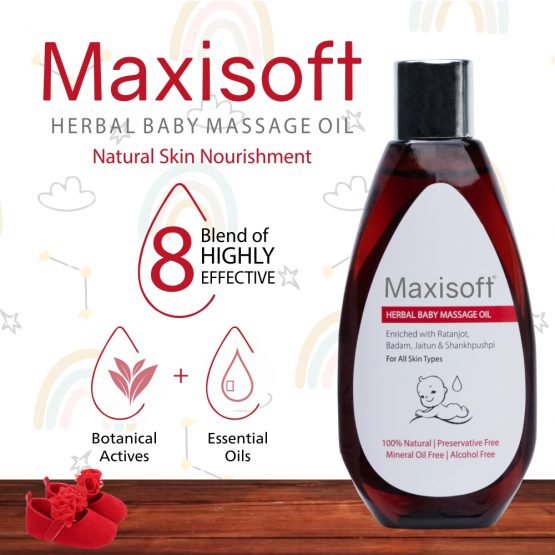 Maxisoft Herbal Baby Massage Oil Listing 03