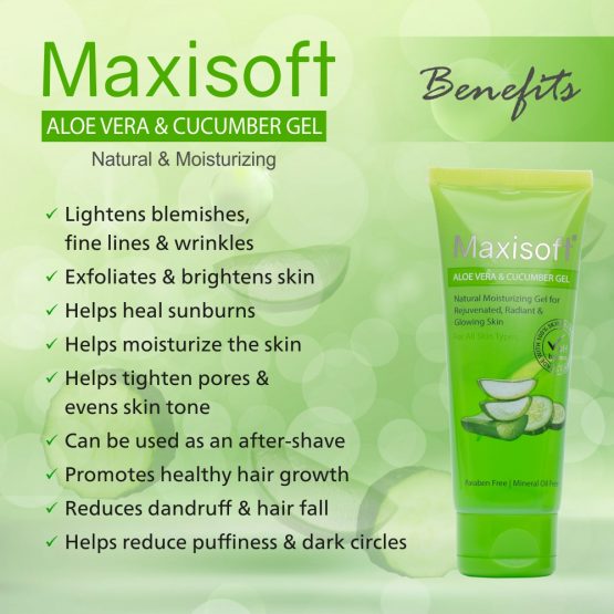 Maxisoft Natural Aloe Vera and cucumber Gel Listing 05
