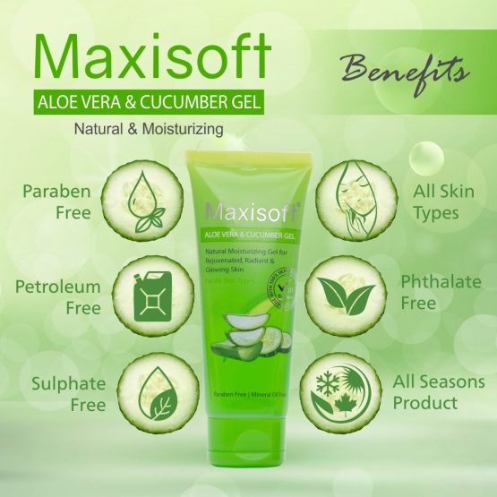 Maxisoft Natural Aloe Vera and cucumber Gel Listing 06