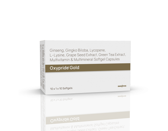 Oxypride Gold Softgels (Capsoft) (Outer) Left